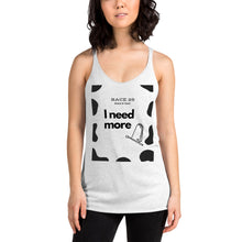 K I need more cowbell Women's Racerback Tank