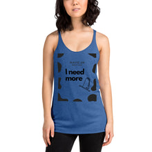 K I need more cowbell Women's Racerback Tank